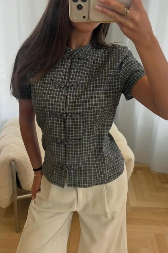 Modström - Tikkamd Top 59967 - 13071 - Bristol Black Check