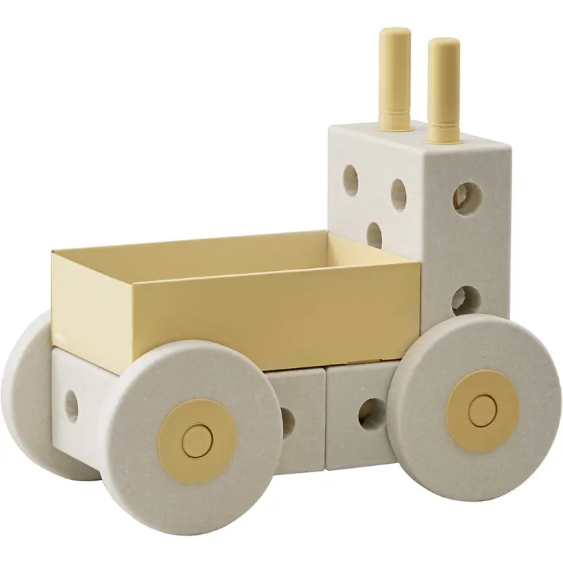 MODU 3-i-1 Baby Walker Sand Grey / Honey Yellow
