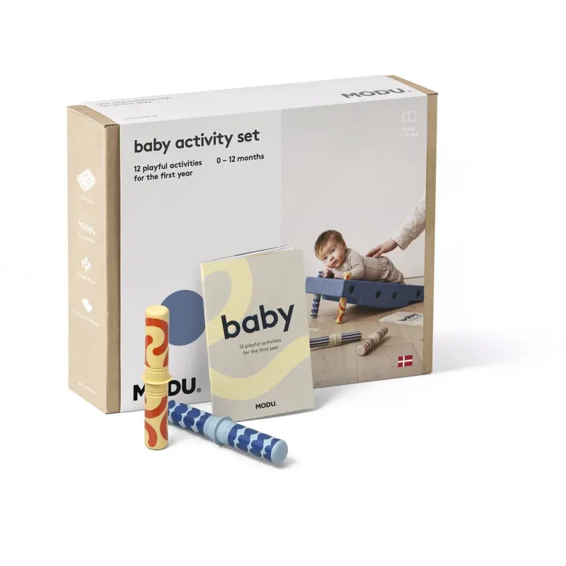 MODU Baby Motoriksæt Deep Blue / Sky Blue