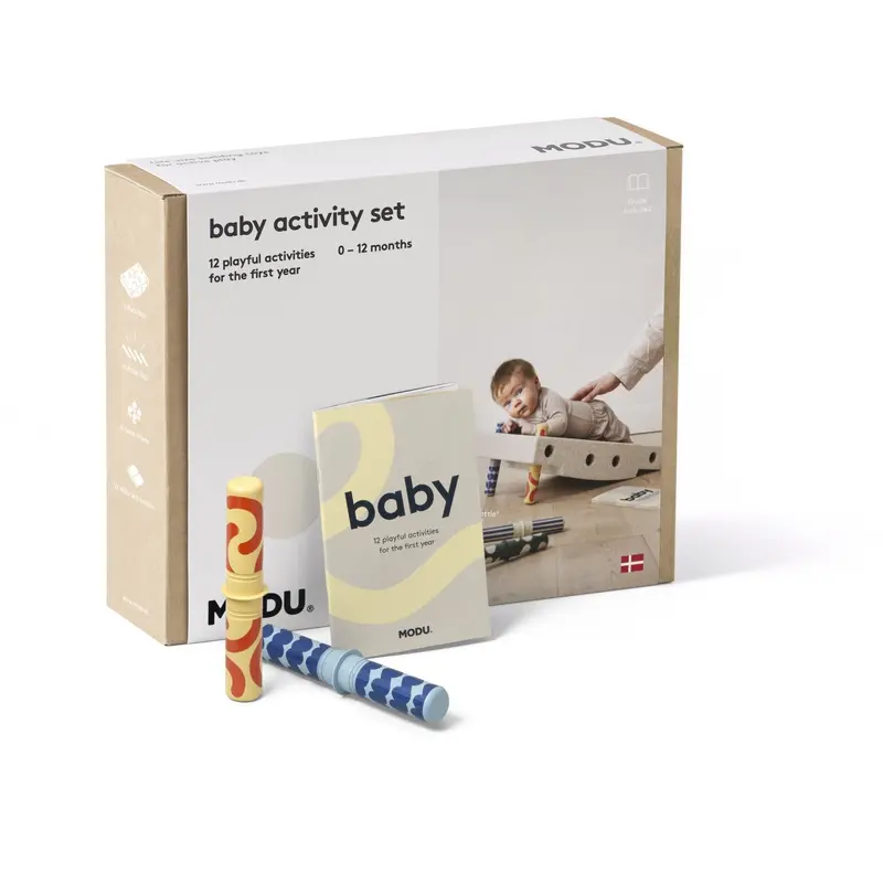 MODU Baby Motoriksæt Sand Grey / Honey Yellow