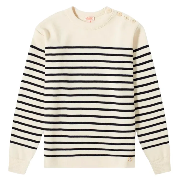Molene Striped Fisherman Jumper | Uldtrøje | Unisex