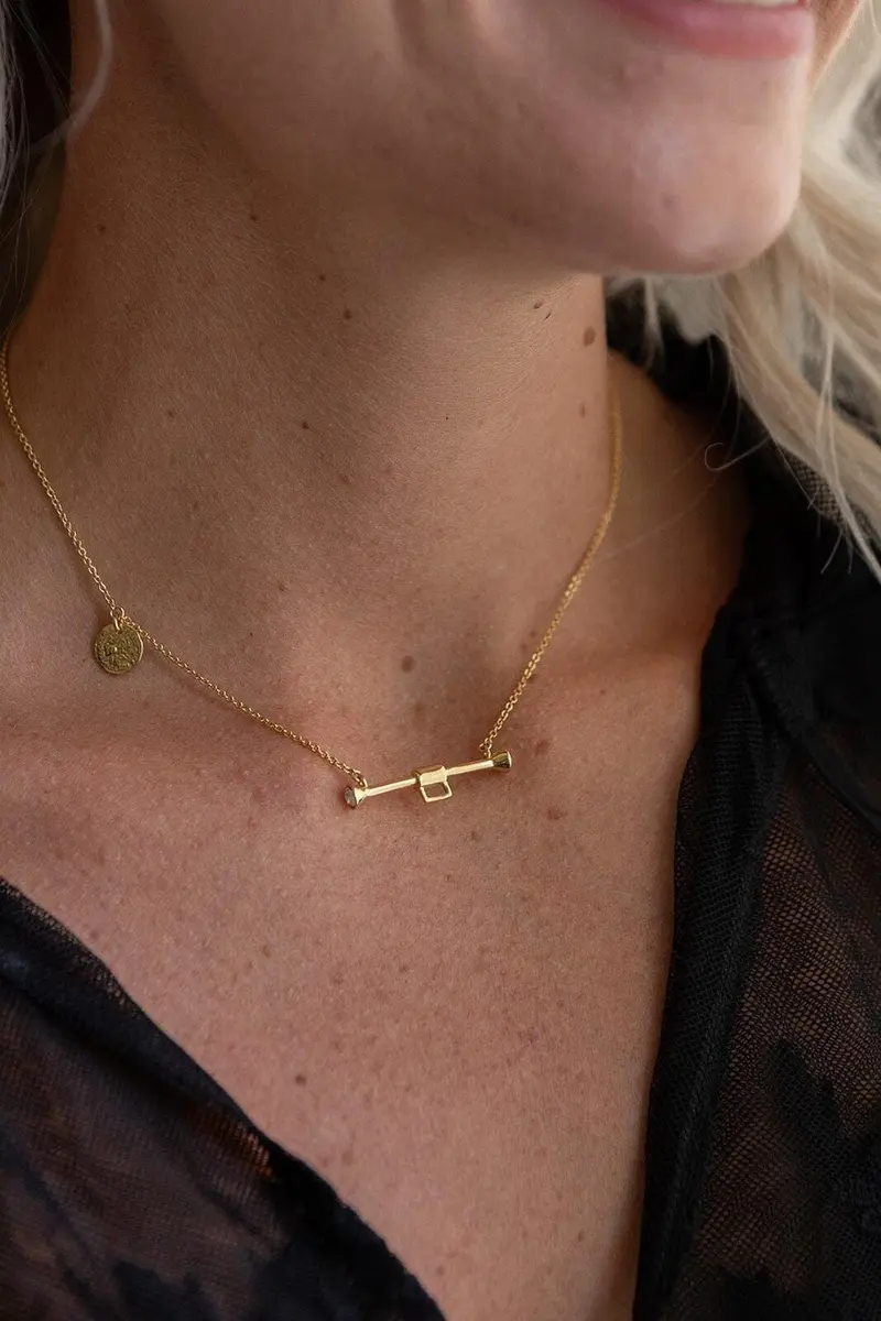 Molly&My Jewellery x Melanie Due - Balance Necklace - Forgyldt