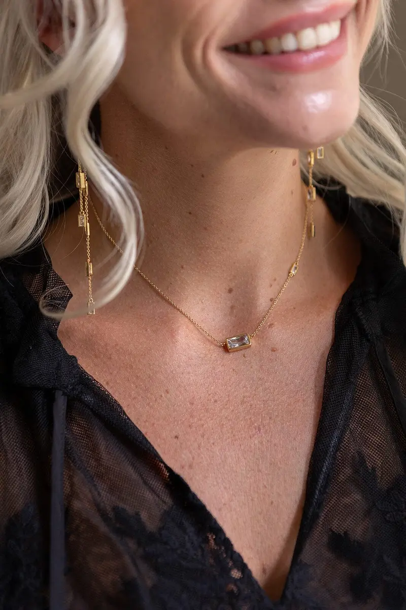 Molly&My Jewellery x Melanie Due - Mirrors Necklace - Forgyldt