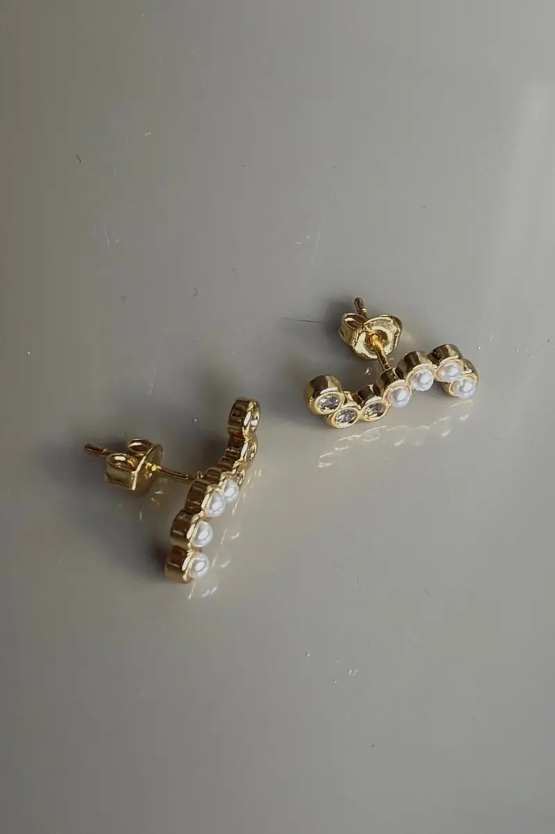 Molly&My Jewellery x Melanie Due - Waves - Forgyldt