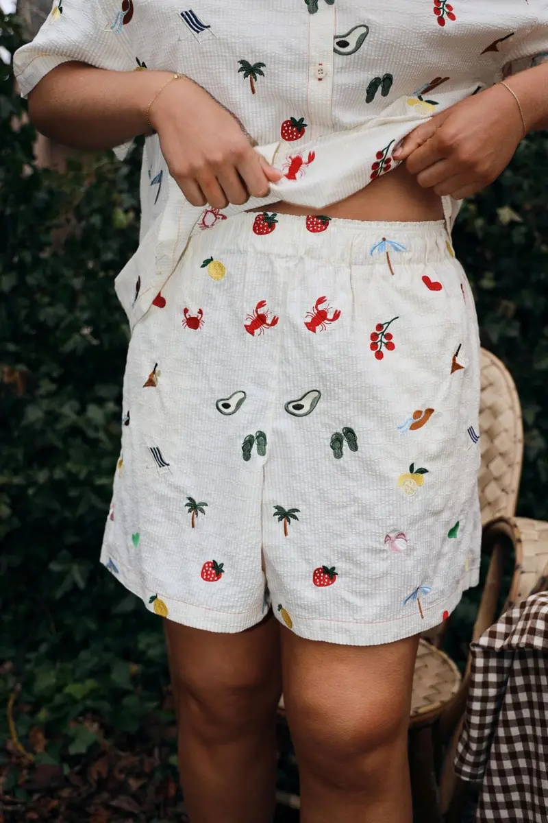 Molly&My x Caroline Dan - Caroline Shorts - Caroline Emb.