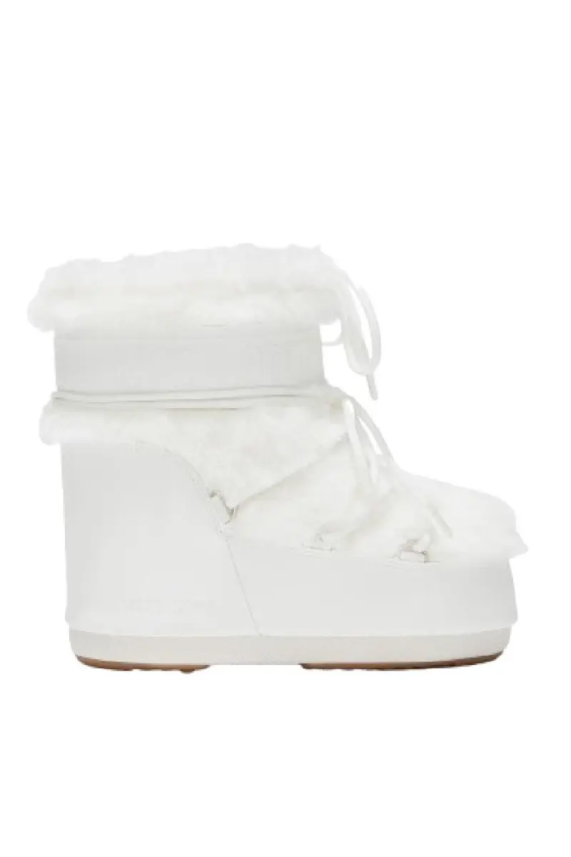 Moon Boot - Mb Icon Low Faux Fur 80D1409390 - A002 Optical White