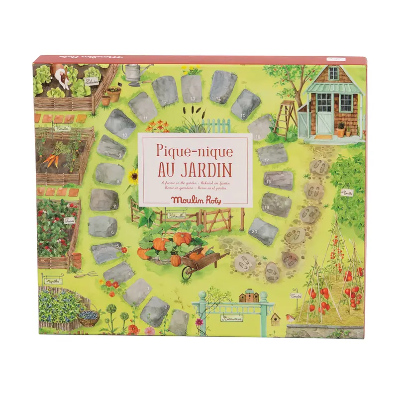 Moulin Roty spil, picnic i haven