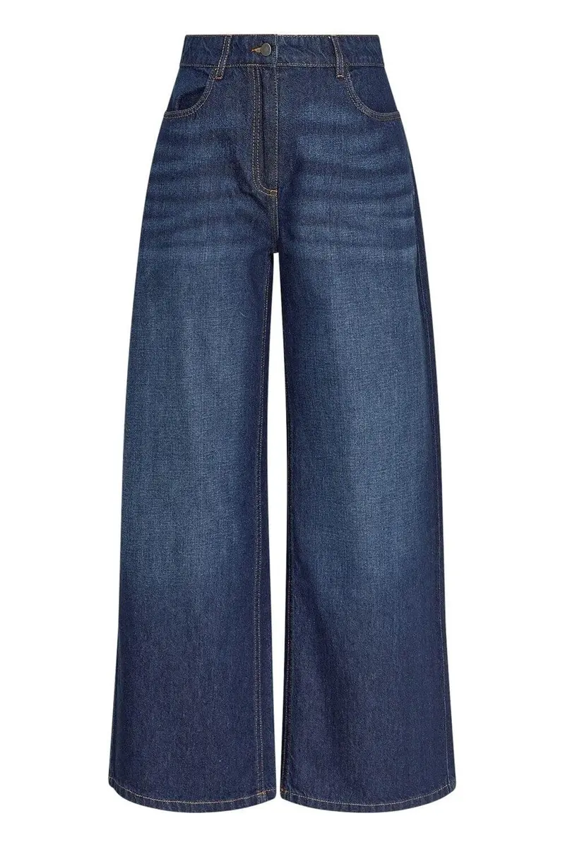 MSCH Copenhagen - Mschadna Alena Pants 19715 - Dark Blue Wash