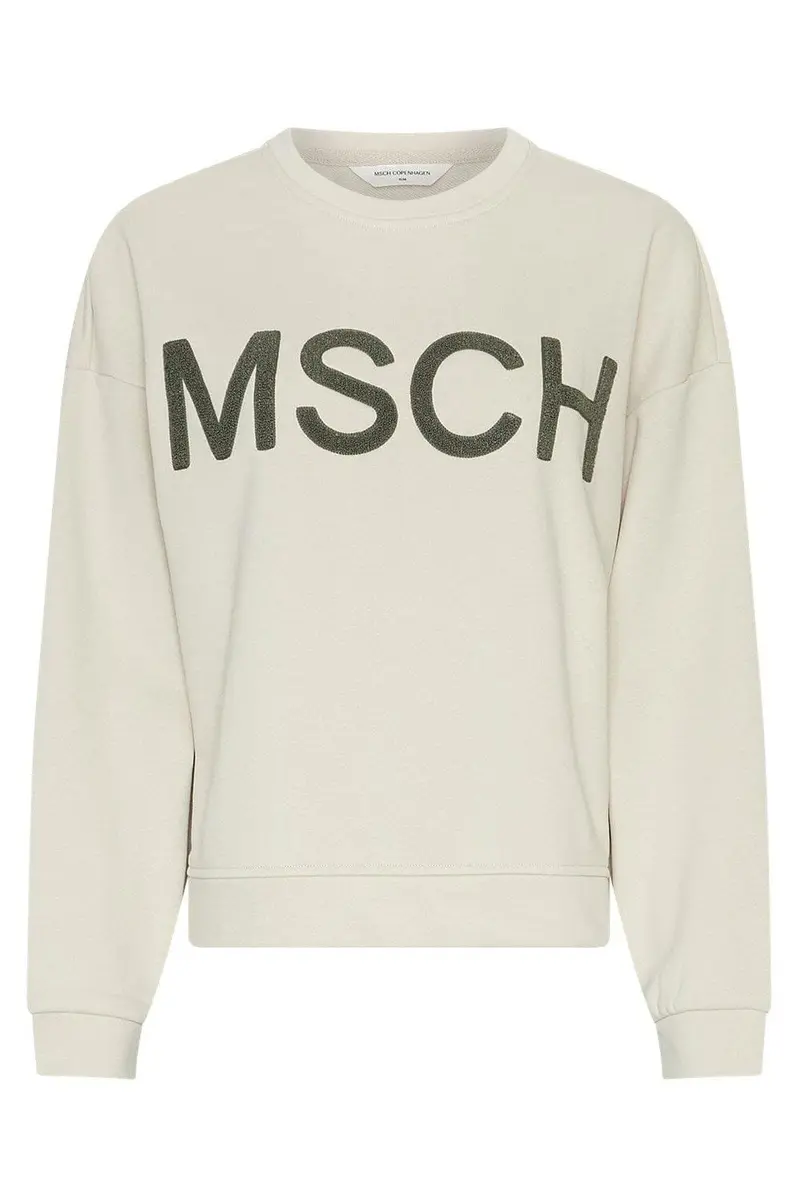 MSCH Copenhagen - Mschmela Briena Msch Sweatshirt 19738 - Oatmeal L Wreat