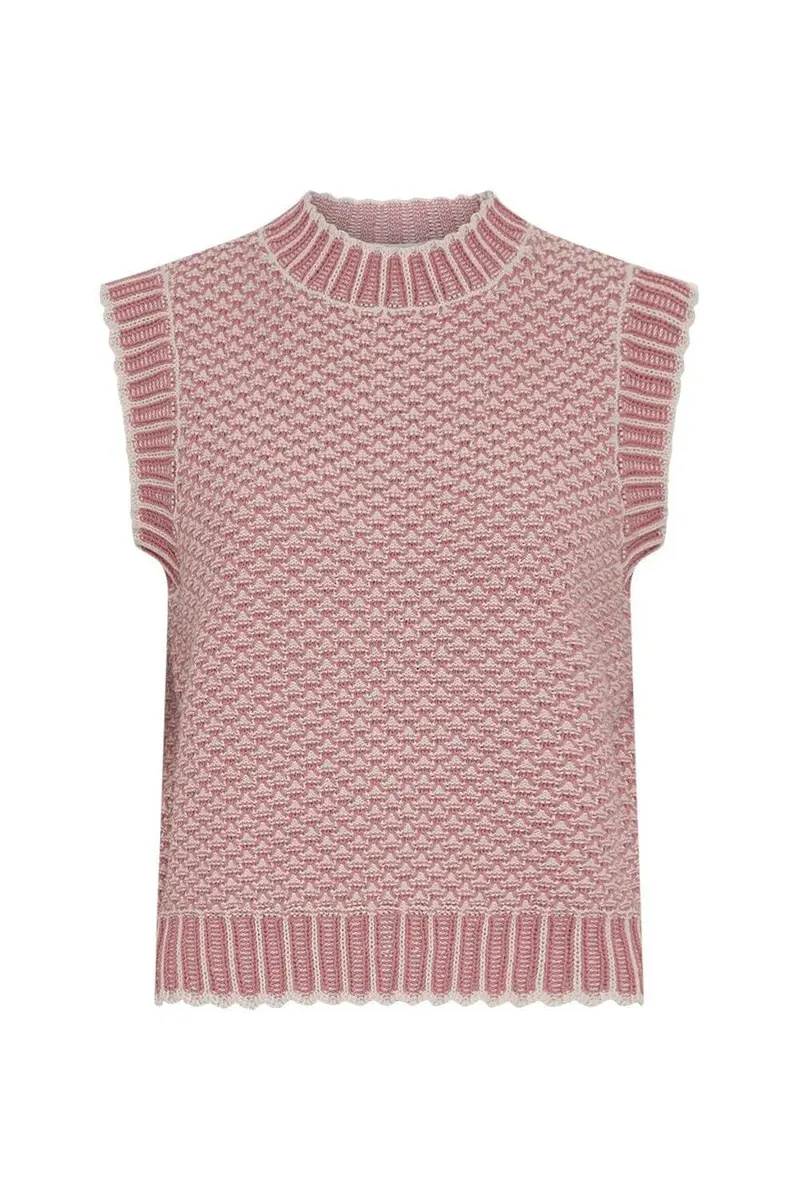 MSCH Copenhagen - Mschpilla Vest 18832 - Oatmeal F Rose
