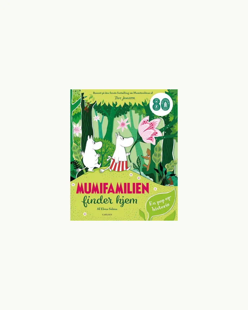 Mumifamilien finder hjem pop-op bog