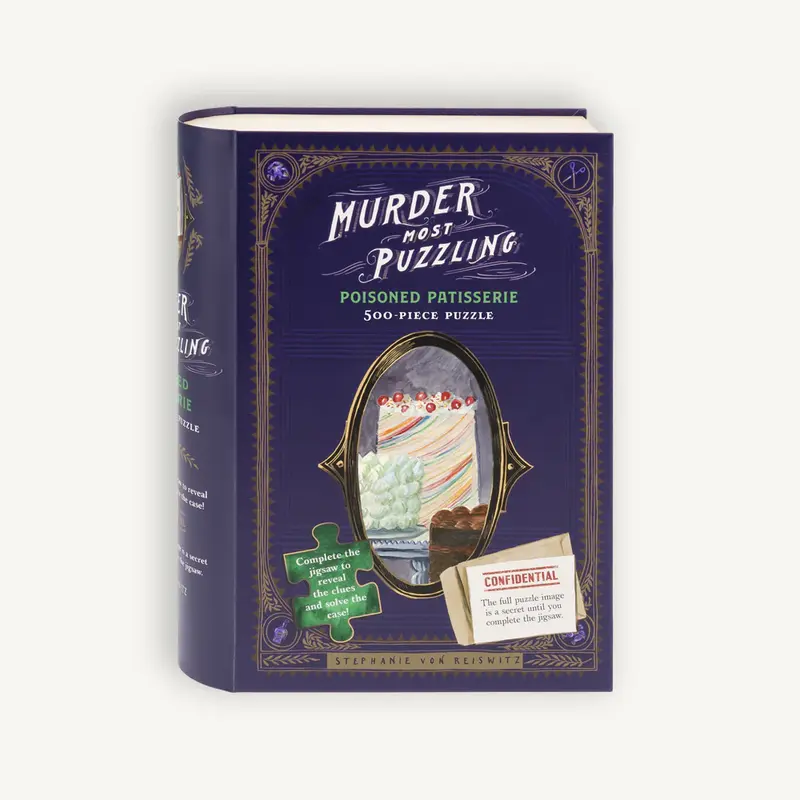 Murder Most Puzzling Poisoned Patisserie 500 brikker puslespil fra Galison
