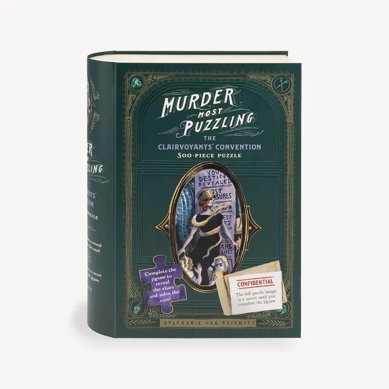 Murder Most Puzzling The Clairvoyants' Convention 500 brikker puslespil fra Galison