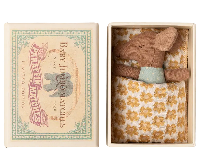 MUS I ÆSKE SLEEPY/WAKEY BLÅ AW25