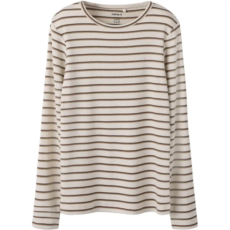 Name It Antique White Nkflulaho Ls Slim Top 308
