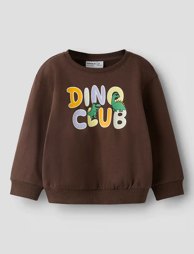 Name It Brun Sweat Trøje Dino Club 312