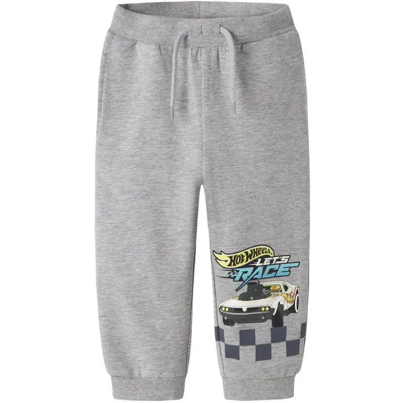 Name It Grey Melange Nmmsloan Hotwheels Nreg Sw Bukser Bru Mat