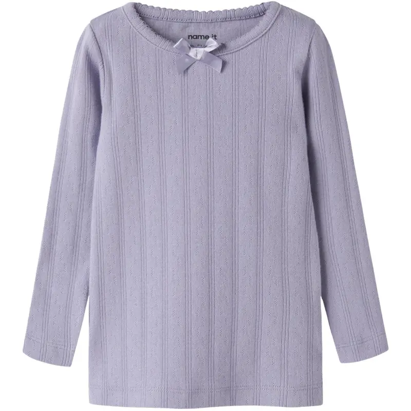 Name It Heirloom Lilac Nmfolene Ls Slim Top