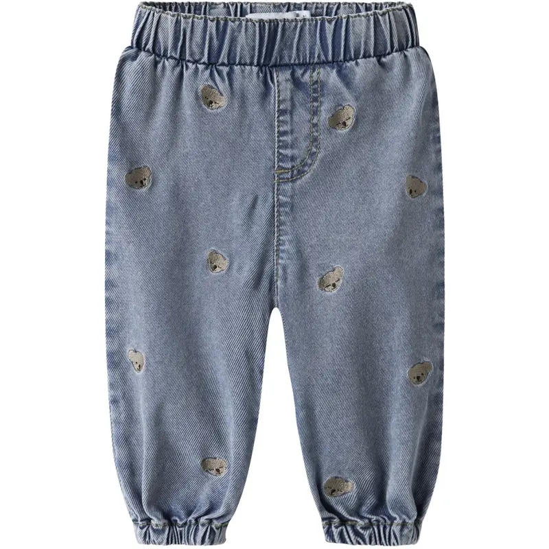 Name It Medium Blue Denim Nbmben Baggy R Emb Jeans 4816-Yb B