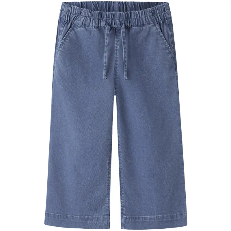 Name It Medium Blue Denim Nmfbella Wide Pull Up Jeans 4468-Yb