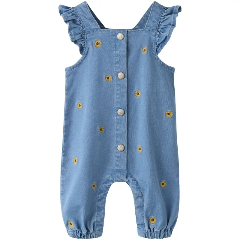 Name It Medium Blue Denim Sunflower Emb Nbfsage Dnm Overall 2232-Yb rest