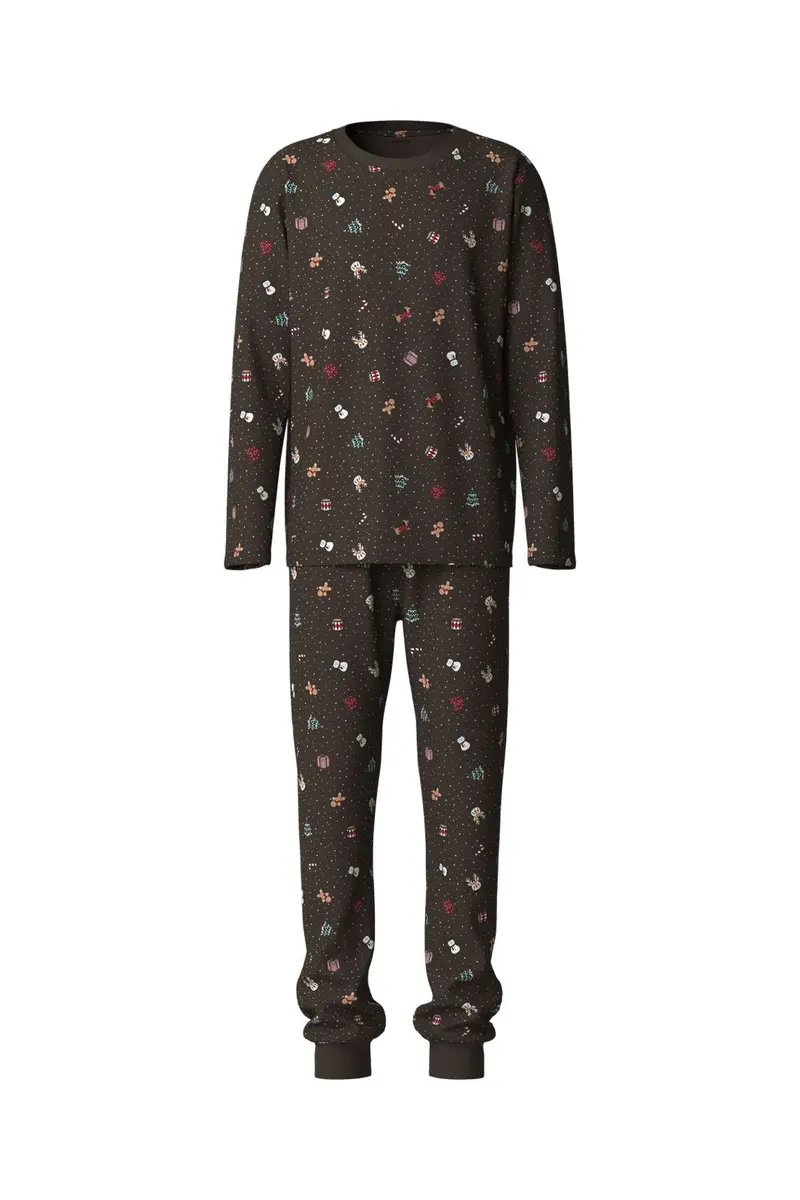 Name It - Nanvismas Ls Nightset - 5135198 Delicioso Christmas