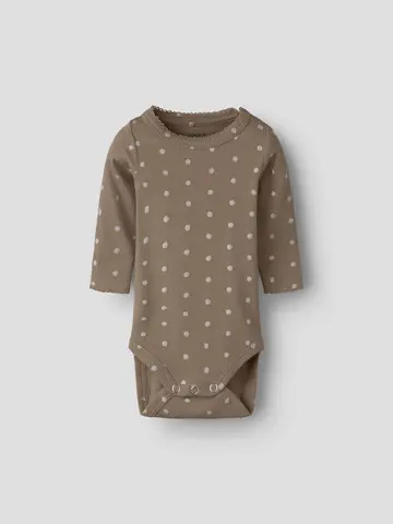 name it nbflona ls xsl body taupe gray 242