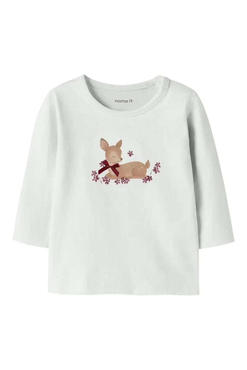 Name It - Nbframbibi Ls Top Box - 5194205 Cloud Dancer