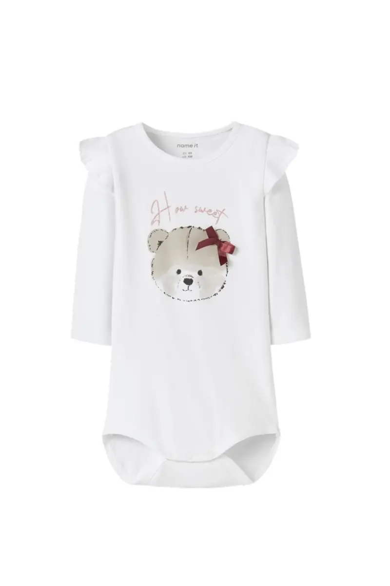 Name It - Nbfrindy Ls Body - 4989264 Bright White