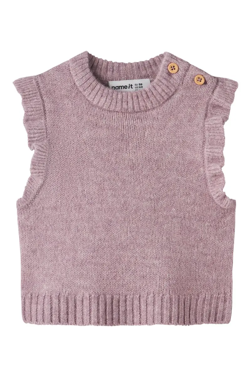 Name It - Nbfrosely Knit Slipover - 5115940 Mauve Shadows
