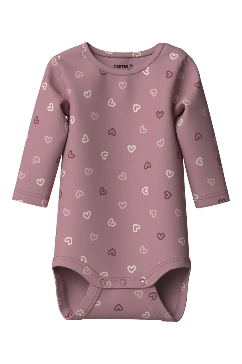 Name It - Nbfvandora Ls Body Box - 5135453 Lilas Hearts2