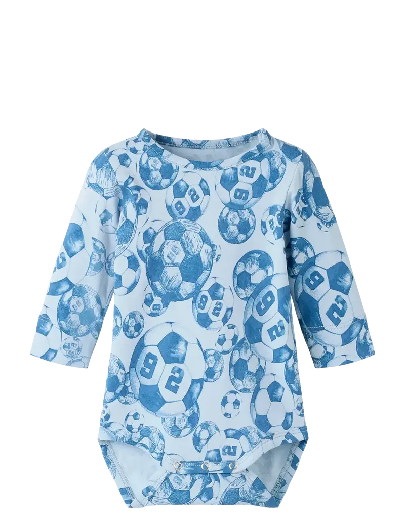 Name it - nbmhootball ls xsl body subdued blue 230