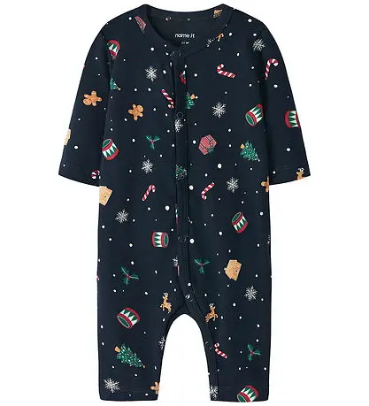 Name it nbnvismas ls nightsuit Navy Blazer christmas "jul"