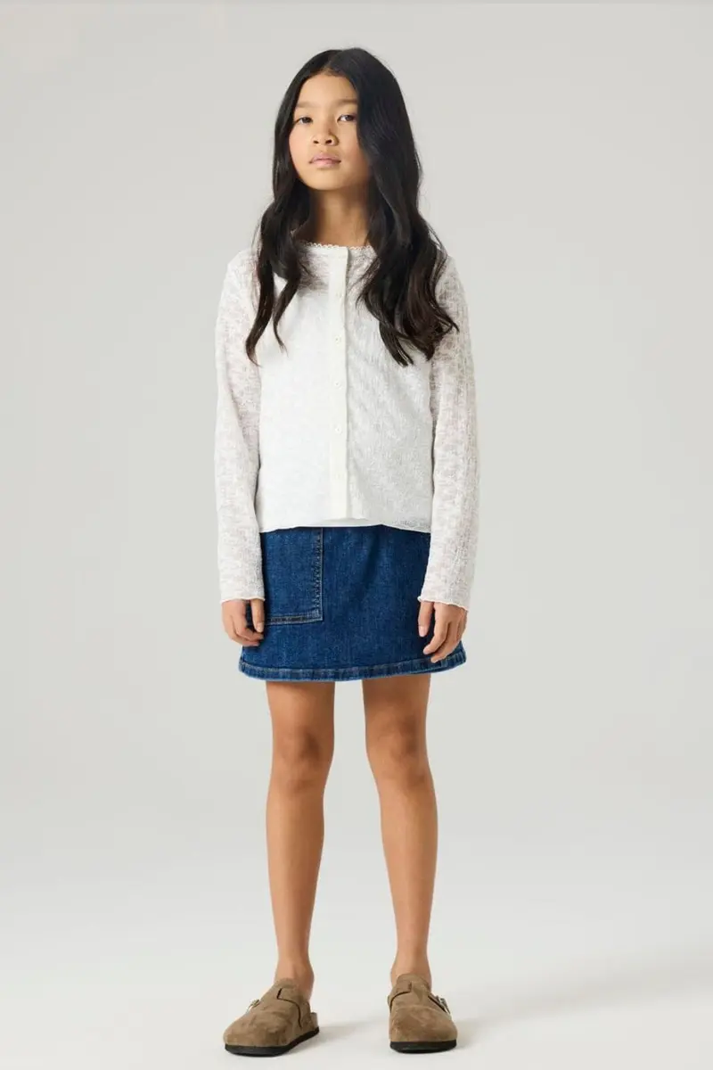 Name It - Nkfmabel Skirt 2201-Md - 5120099 Medium Blue Denim