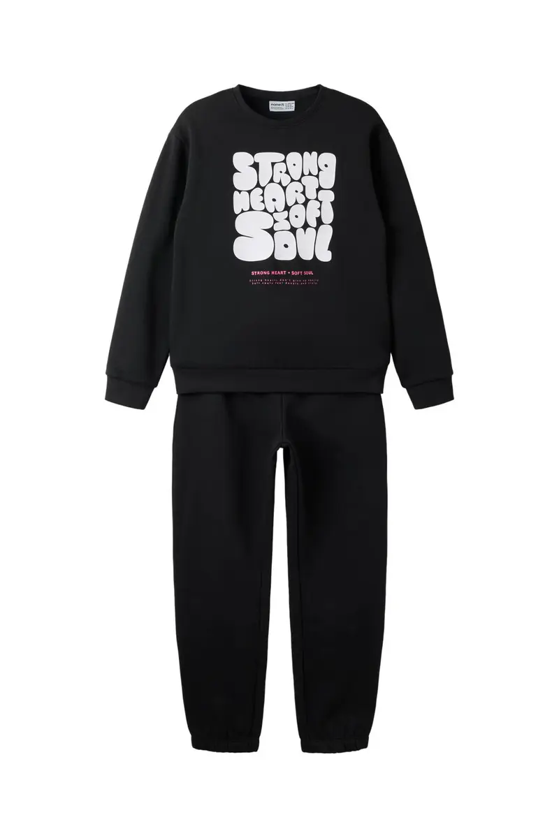 Name It - Nkfnikoline Ls Nreg Swe Set - 5178515 Black