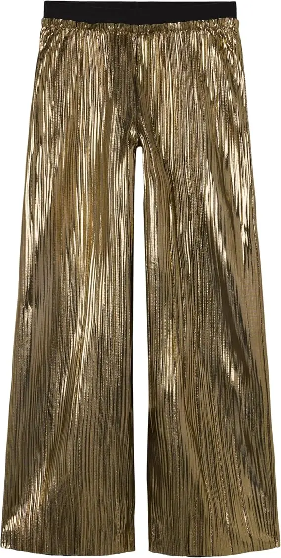 Name it NKFRITALLICA WIDE PANT - Bukser - Gold colour