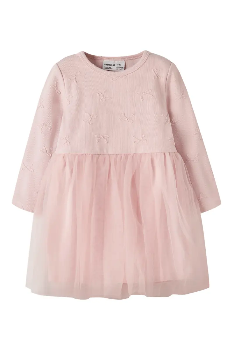 Name It - Nmfkatty Ls Dress - 5033219 Lotus