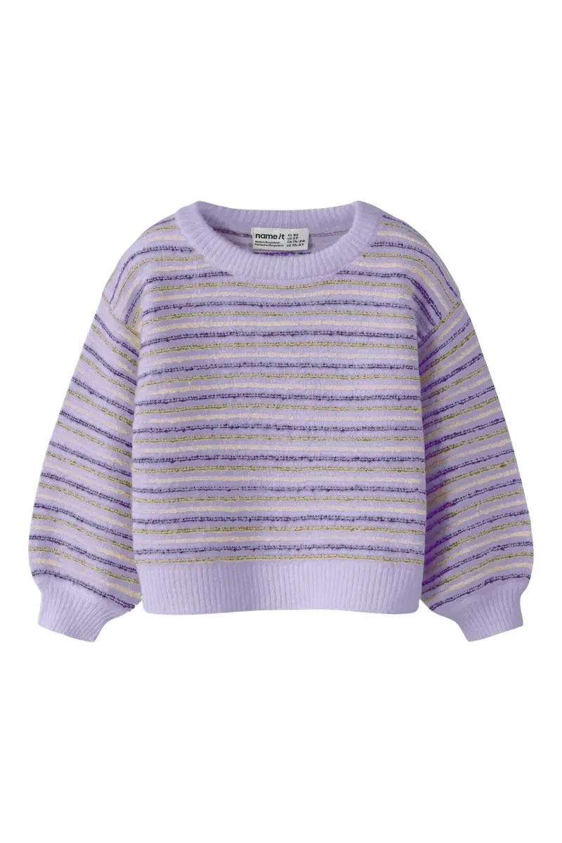 Name It - Nmfnoelle Ls Knit - 5075351 Heirloom Lilac
