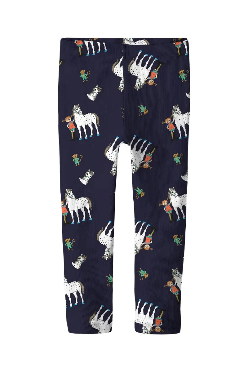 Name It - Nmfokka Pippi Slim Legging Sky - 5201353 Evening Blue