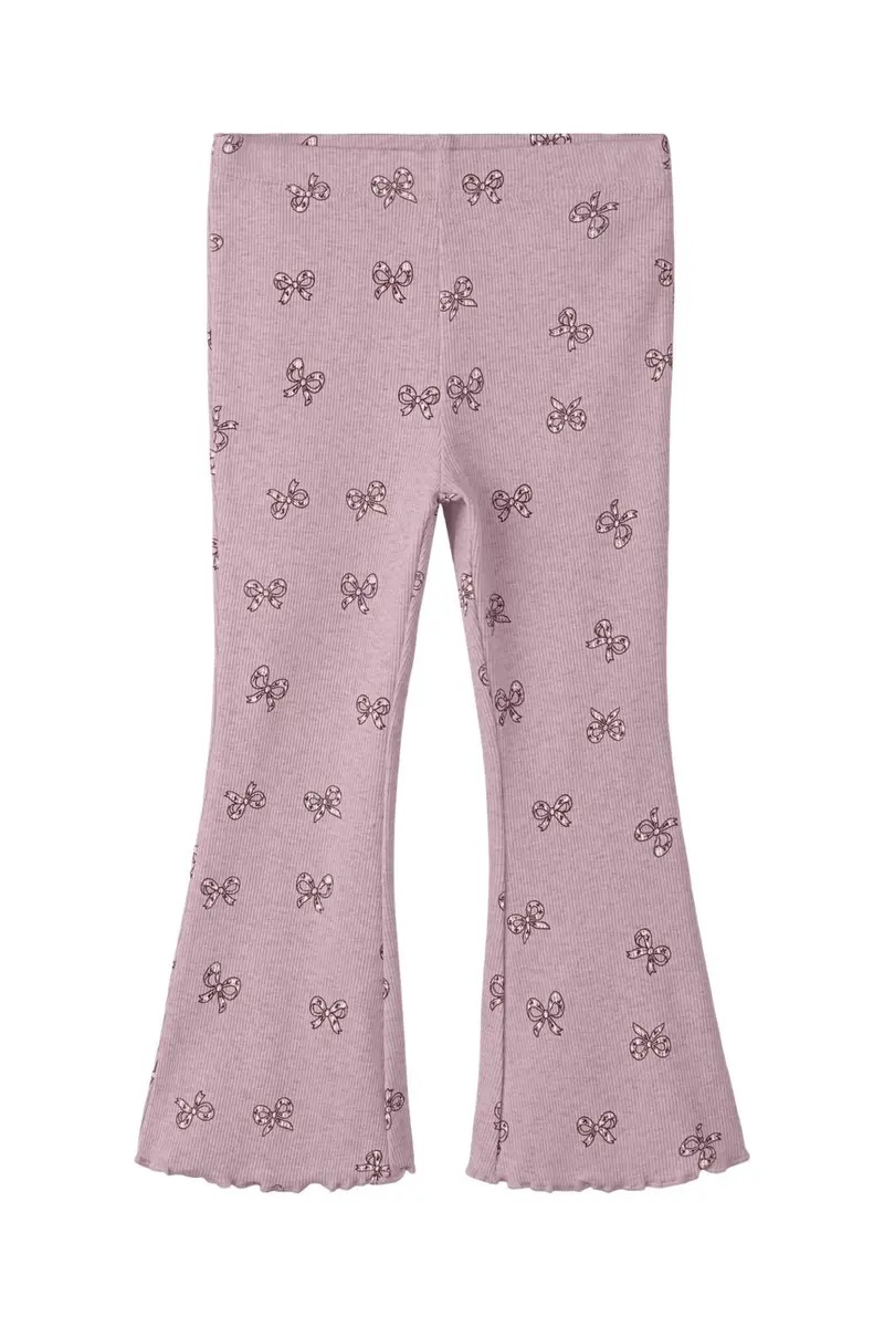 Name It - Nmfrulies Flared Legging - 5195119 Mauve Shadows