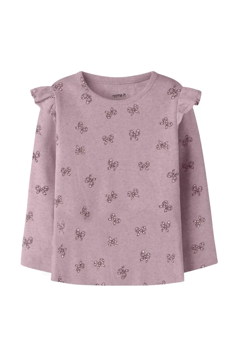 Name It - Nmfrulies Ls Top - 5195125 Mauve Shadows
