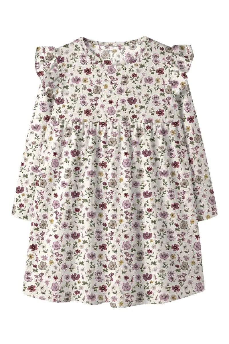 Name It - Nmfsabbia Ls Dress - 5195150 Peyote Melange