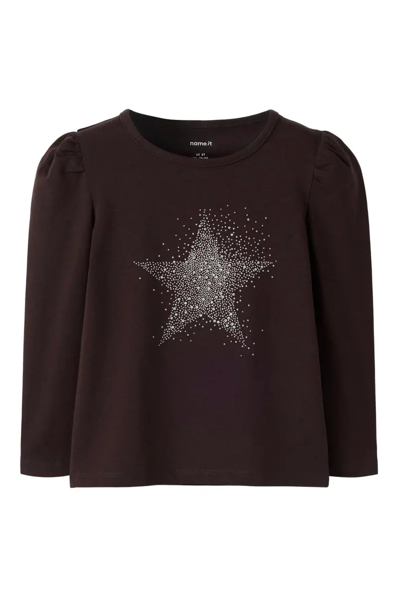 Name It - Nmfsindy Ls Top - 5130430 Chocolate Plum