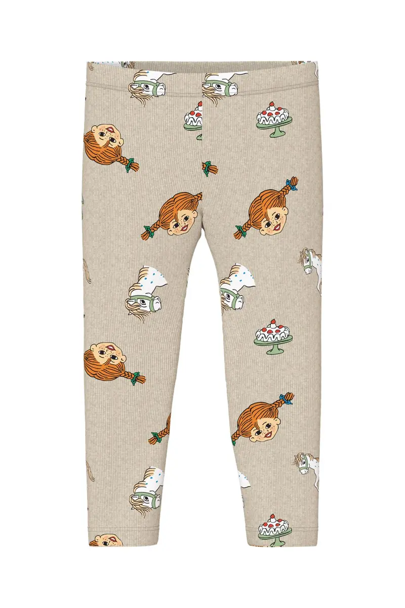 Name It - Nmfsoca Pippi Legging Sky - 4978194 Peyote Melange