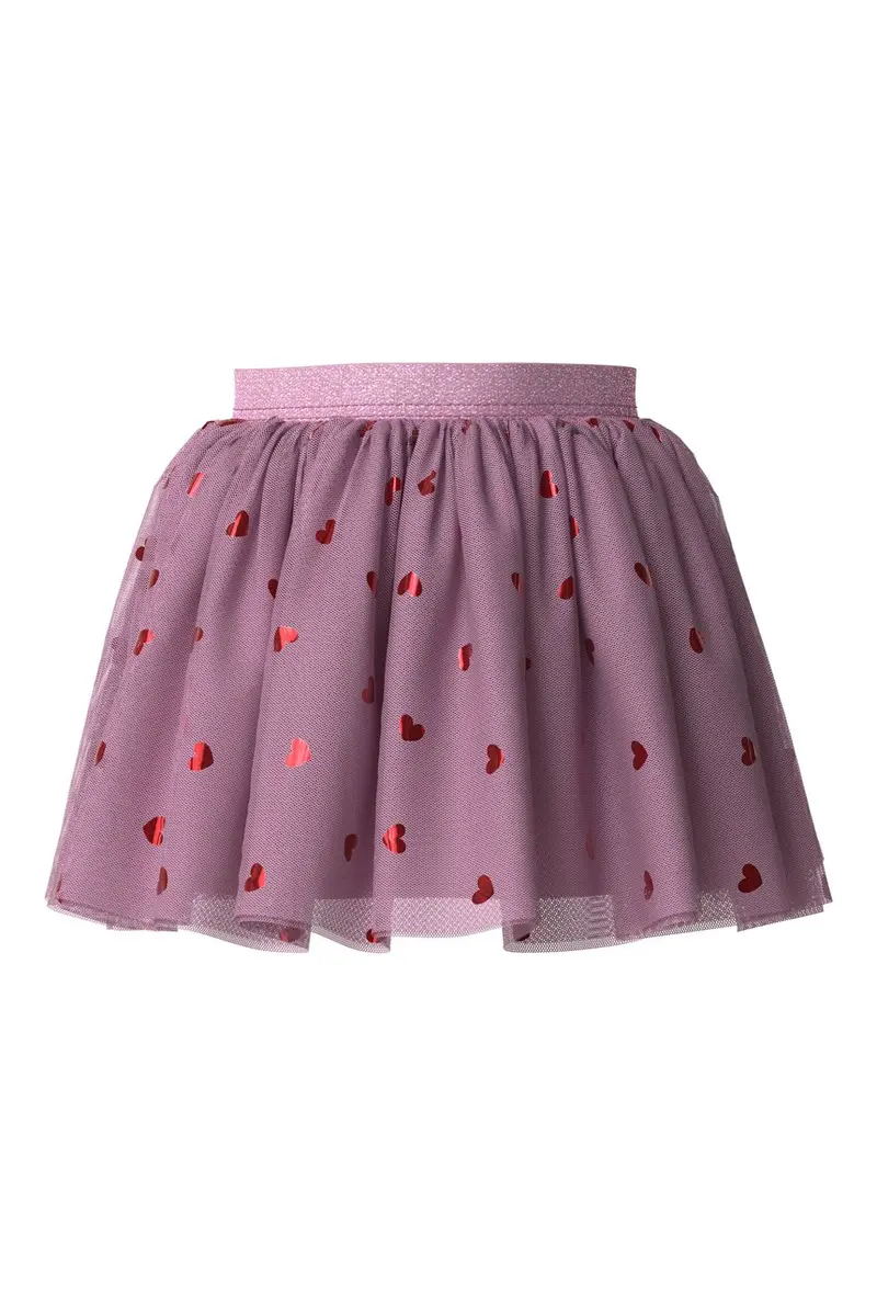 Name It - Nmfvabos Skirt - 5183791 Full Blooming Pink Small Heart