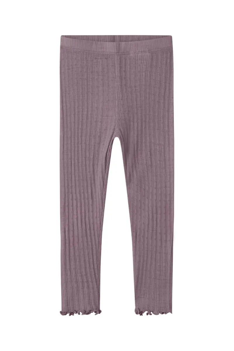 Name It - Nmfwossa Wo/Si Rib Legging - 4969335 Toadstool
