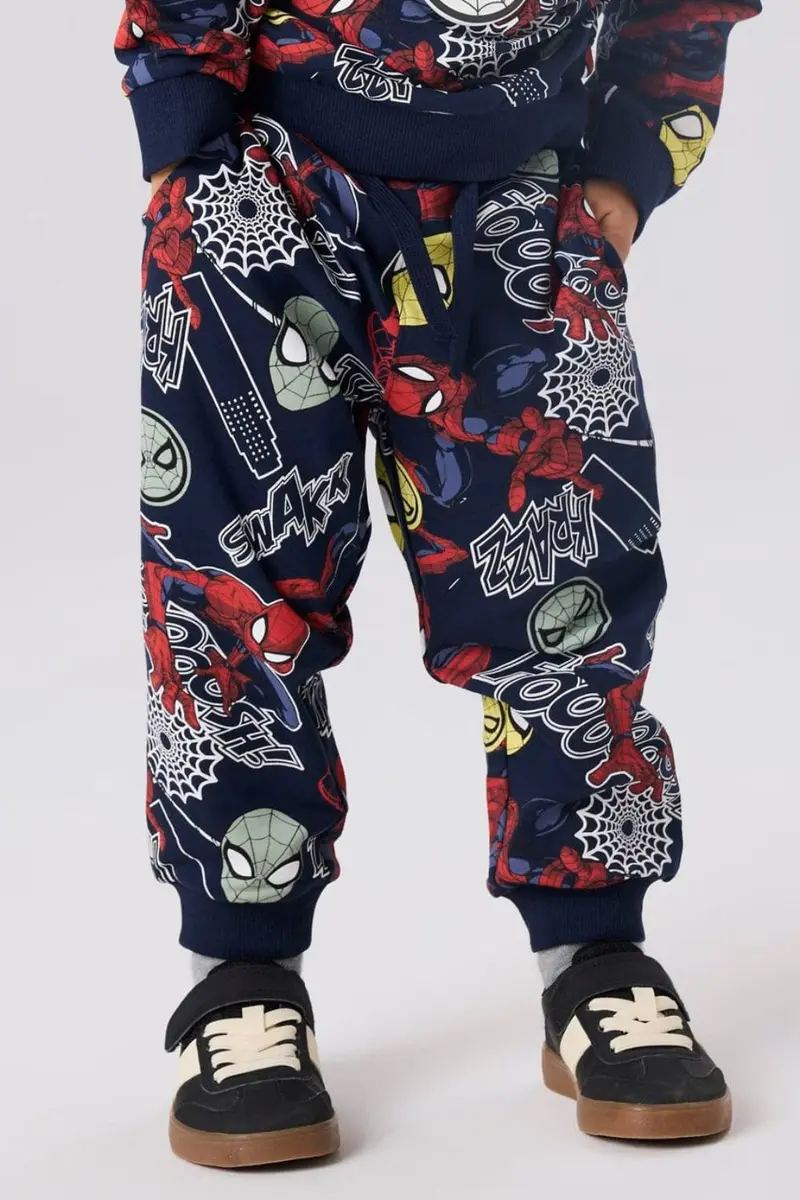 Name It - Nmmjacco Spider Nreg Swe Pants Mar - 5043480 Navy Blazer