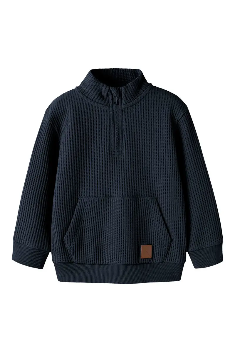 Name It - Nmmnael Ls Nreg Waffle - 5078313 Navy Blazer