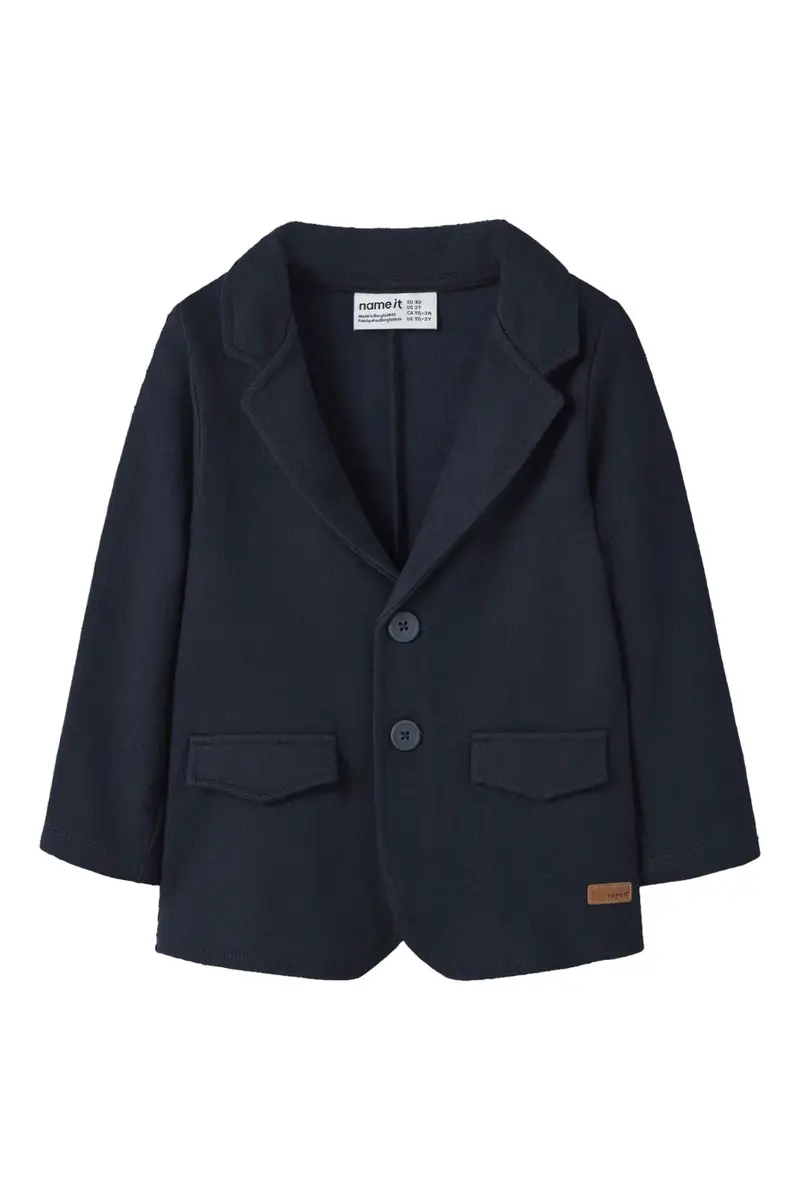 Name It - Nmmrobino Sweat Blazer - 4962056 Navy Blazer
