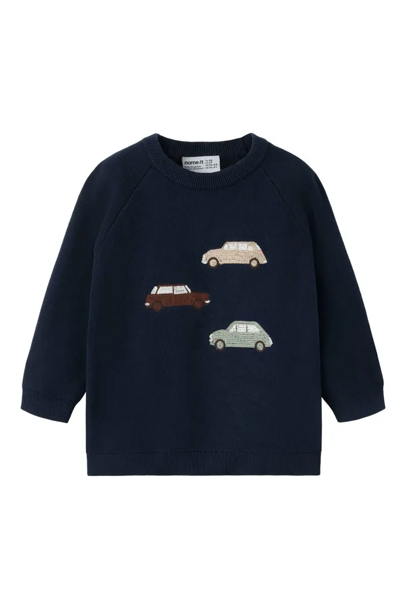 Name It - Nmmsigurd Ls Knit Box - 5139948 Navy Blazer